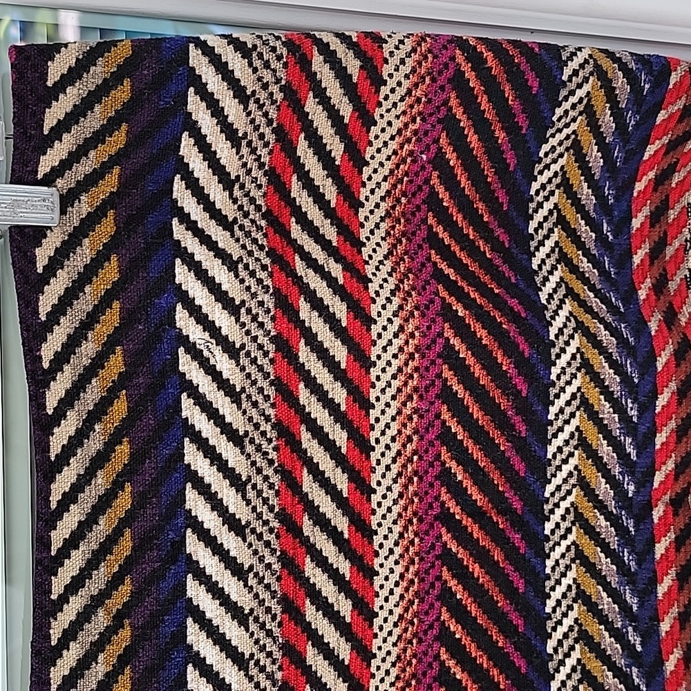 Trina Turk Woven Mini Skirt Multi Colored Made in USA Sz 12 Zip Back Closure - Picture 3 of 11